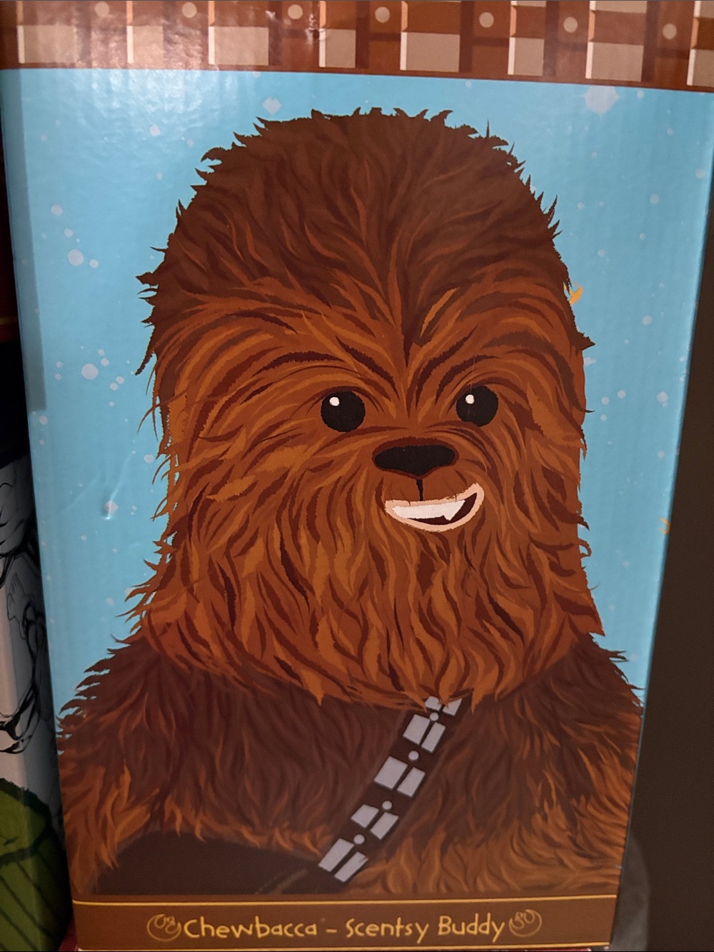 Chewbacca Scentsy Buddy Wall Art - Brown